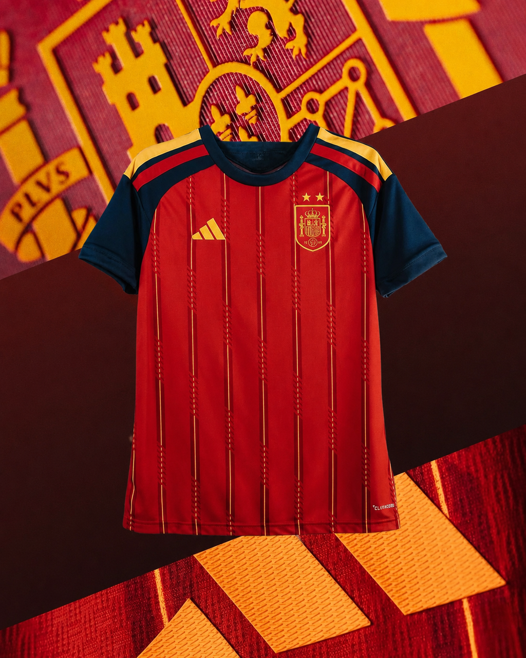 Spain home jersey  Embroidery edition with 2 star