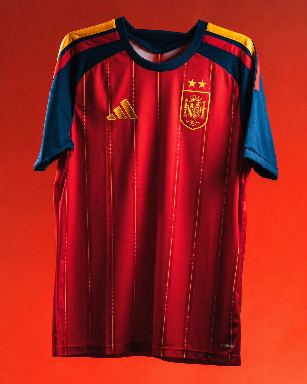 Spain home jersey  Embroidery edition with 2 star