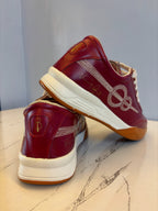 ONE8 Signature Burgundy Leather Sneakers